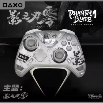 Геймпад FlyDigi APEX 5 White + док-станція + наклейки Phantom Blade