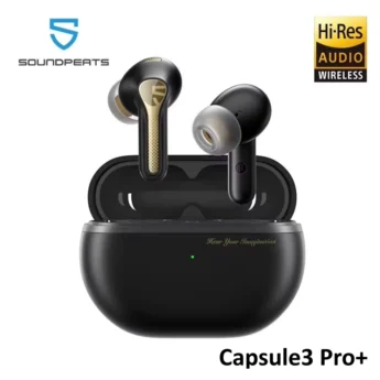 Навушники SoundPEATS Capsule3 Pro+ xMEMS Speaker LDAC AI Adaptive ANC Black