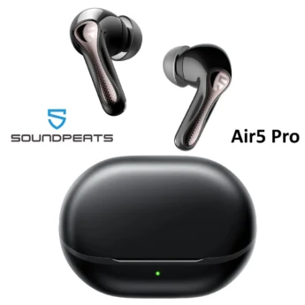 Навушники SoundPEATS Air5 Pro Qualcomm aptX Lossless LDAC Black