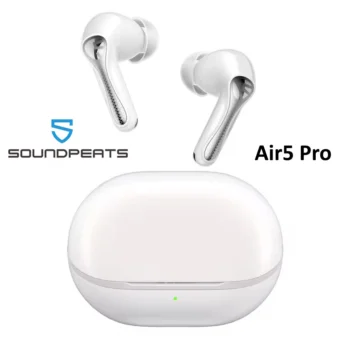 Навушники SoundPEATS Air5 Pro Qualcomm aptX Lossless LDAC White
