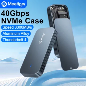 Зовнішній адаптер Meetiger PNU4-SE 40Gbps M.2 NVMe SSD to USB4