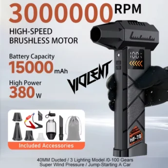 Турбовентилятор Violent HF-78M40/AT15 (Jump Starter) Black