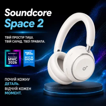Навушники Anker Soundcore Space 2 White Hi-Res Audio