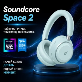 Навушники Anker Soundcore Space 2 Green Hi-Res Audio