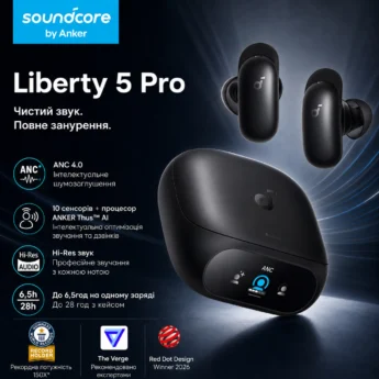 Навушники Anker Soundcore Liberty 5 Pro Black