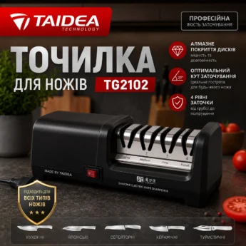 Точилка для ножів Taidea TG2102 Black