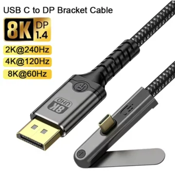 Кабель DOONJIEY USB-C to DisplayPort DP1.4 8K 2м з підставкою