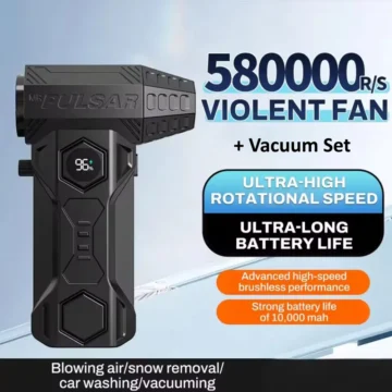 Турбовентилятор MR Pulsar X11 Vacuum Set Turbo Jet Fan 580000 RPM з екраном Black