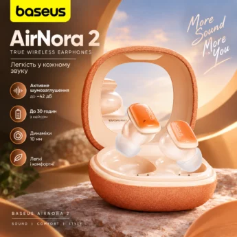 Навушники Baseus AirNora 2 True Wireless Earphones Gradient Orange